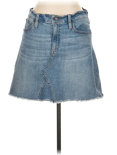 Pre-owned J.crew Mercantile Denim Skirt In Blue