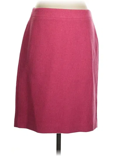 Pre-owned J.crew Mercantile Formal Skirt In Burgundy