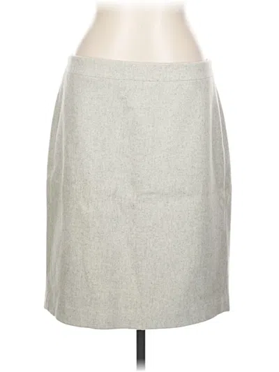 Pre-owned J.crew Mercantile Formal Skirt In Gray