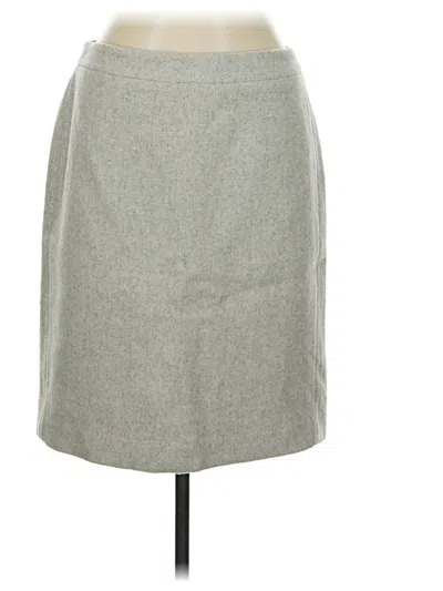 Pre-owned J.crew Mercantile Formal Skirt In Gray