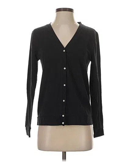 Pre-owned J.crew Mercantile Long Sleeve Blouse In Black