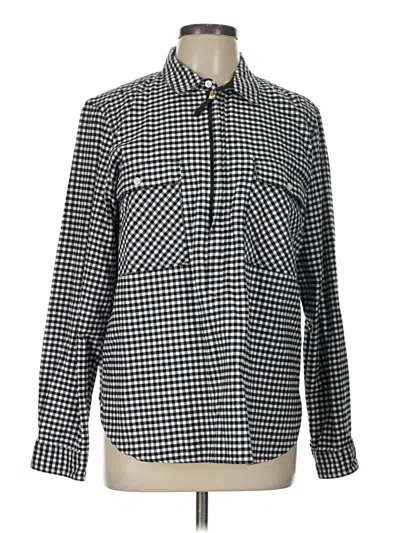 Pre-owned J.crew Mercantile Long Sleeve Button Down Shirt In Black
