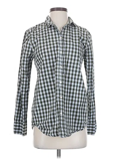 Pre-owned J.crew Mercantile Long Sleeve Button Down Shirt In Gray
