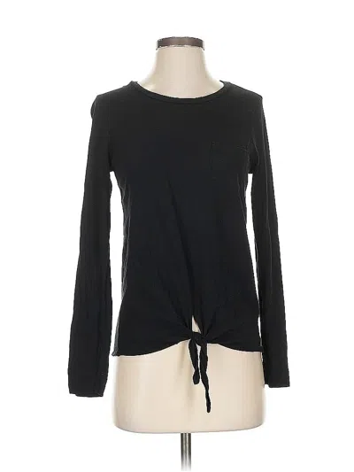 Pre-owned J.crew Mercantile Long Sleeve T-shirt In Black