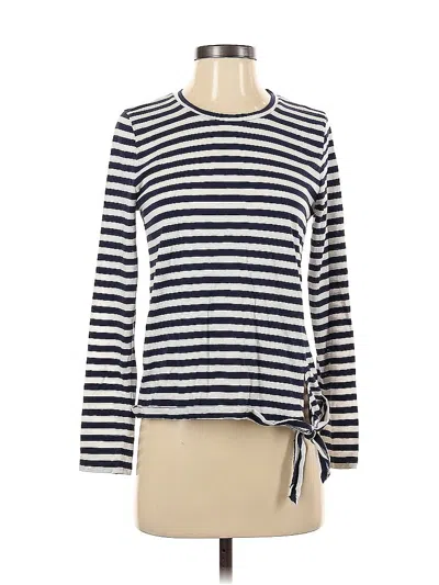 Pre-owned J.crew Mercantile Long Sleeve T-shirt In Blue