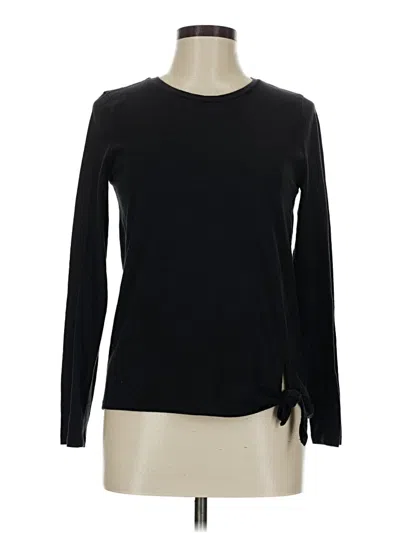 Pre-owned J.crew Mercantile Long Sleeve T-shirt In Black