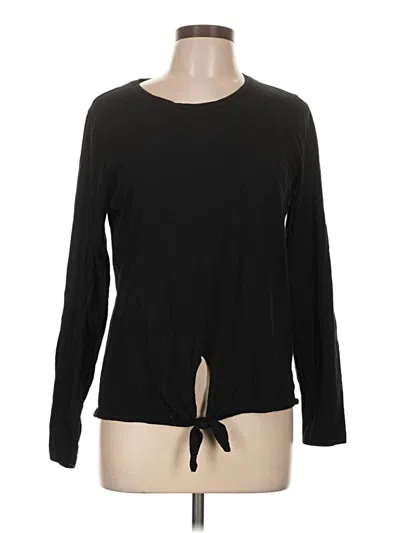 Pre-owned J.crew Mercantile Long Sleeve T-shirt In Black