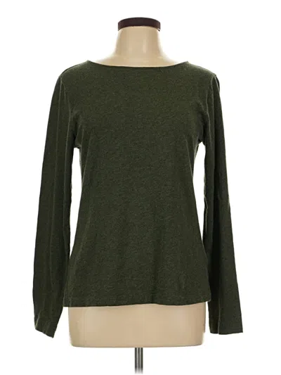 Pre-owned J.crew Mercantile Long Sleeve T-shirt In Green