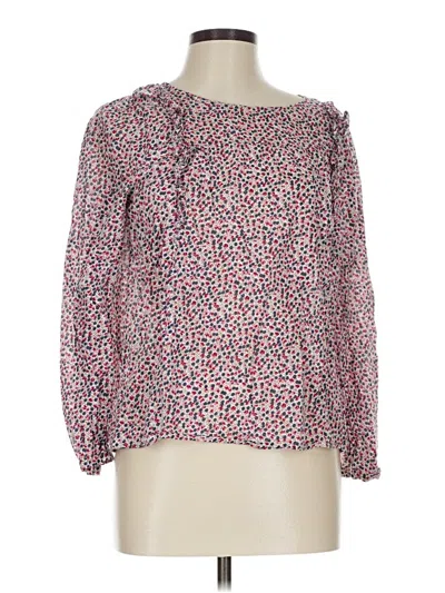 Pre-owned J.crew Mercantile Long Sleeve T-shirt In Pink