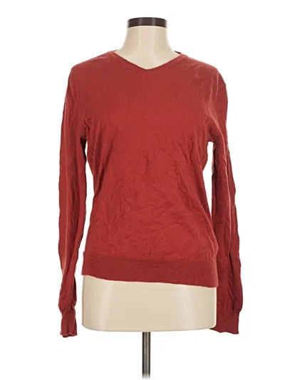 Pre-owned J.crew Mercantile Long Sleeve T-shirt In Red