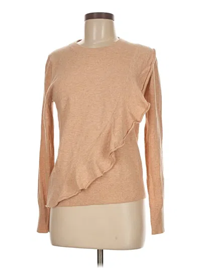 Pre-owned J.crew Mercantile Long Sleeve T-shirt In Tan