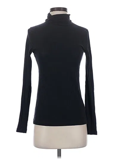 Pre-owned J.crew Mercantile Long Sleeve Turtleneck In Black