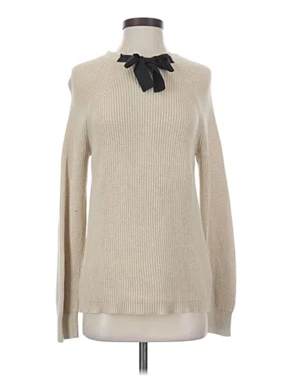 Pre-owned J.crew Mercantile Long Sleeve Turtleneck In Ivory
