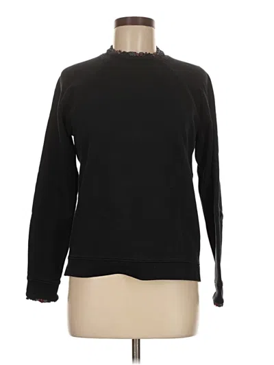 Pre-owned J.crew Mercantile Pullover Sweater In Black