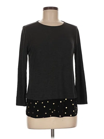 Pre-owned J.crew Mercantile Pullover Sweater In Black