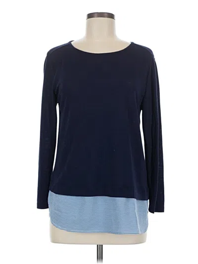 Pre-owned J.crew Mercantile Pullover Sweater In Blue