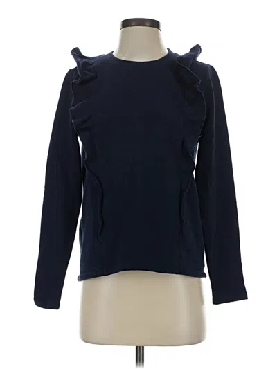 Pre-owned J.crew Mercantile Pullover Sweater In Blue