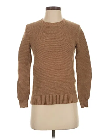 Pre-owned J.crew Mercantile Pullover Sweater In Brown