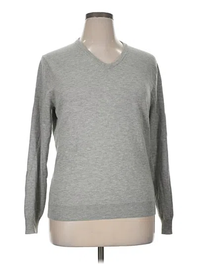 Pre-owned J.crew Mercantile Pullover Sweater In Gray