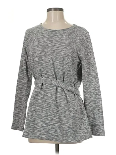 Pre-owned J.crew Mercantile Pullover Sweater In Gray