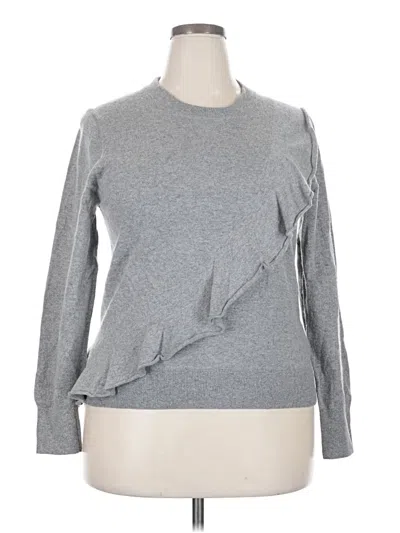 Pre-owned J.crew Mercantile Pullover Sweater In Gray