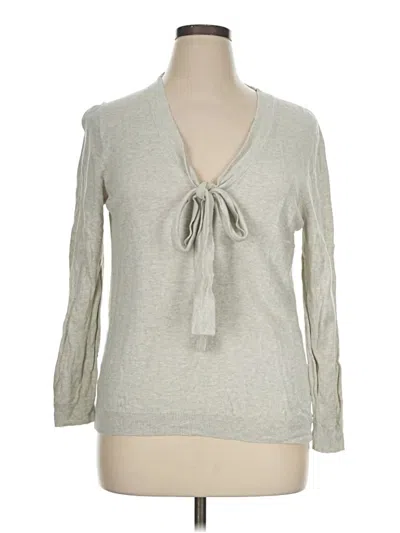 Pre-owned J.crew Mercantile Pullover Sweater In Gray