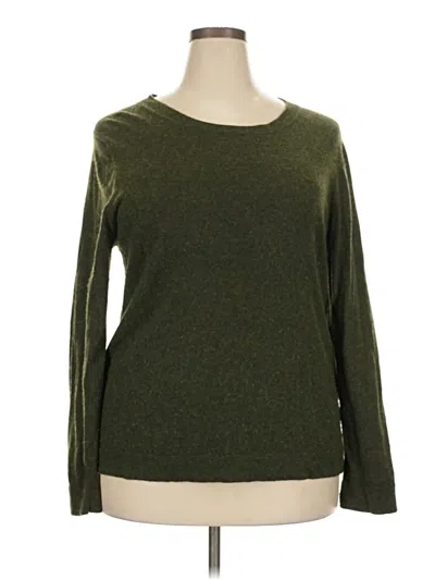 Pre-owned J.crew Mercantile Pullover Sweater In Green