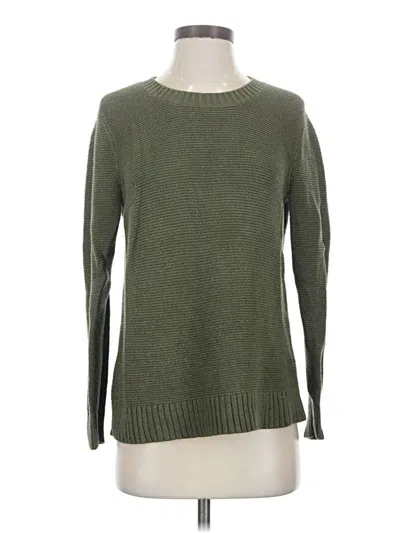 Pre-owned J.crew Mercantile Pullover Sweater In Green
