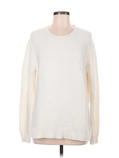 Pre-owned J.crew Mercantile Pullover Sweater In Ivory