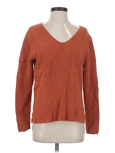 Pre-owned J.crew Mercantile Pullover Sweater In Orange