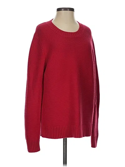 Pre-owned J.crew Mercantile Pullover Sweater In Red