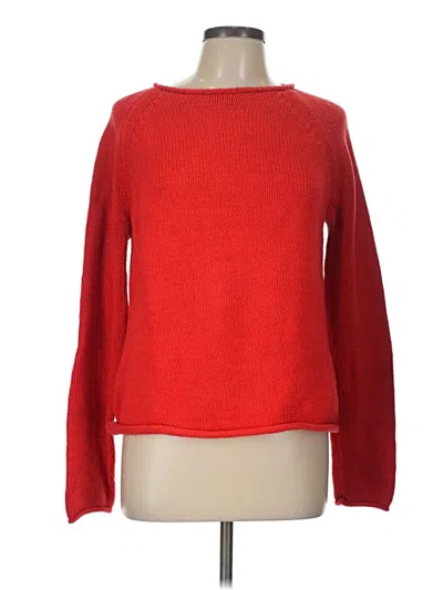 Pre-owned J.crew Mercantile Pullover Sweater In Red