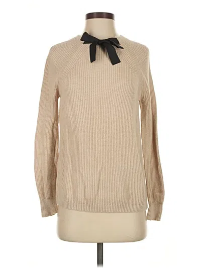Pre-owned J.crew Mercantile Pullover Sweater In Tan
