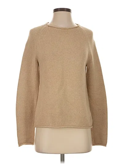 Pre-owned J.crew Mercantile Pullover Sweater In Tan