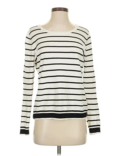 Pre-owned J.crew Mercantile Pullover Sweater In White