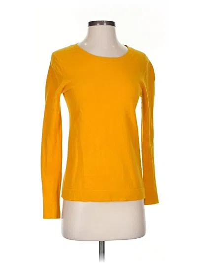 Pre-owned J.crew Mercantile Pullover Sweater In Yellow