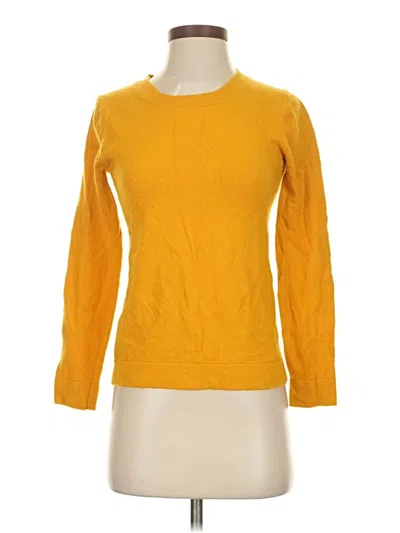 Pre-owned J.crew Mercantile Pullover Sweater In Yellow