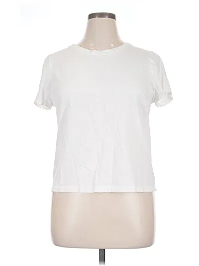 Pre-owned J.crew Mercantile Short Sleeve T-shirt In White
