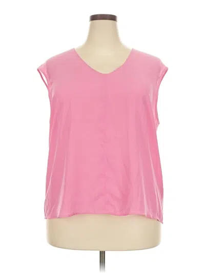 Pre-owned J.crew Mercantile Sleeveless Blouse In Pink