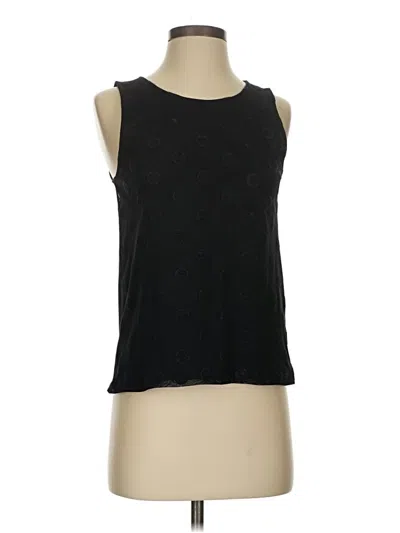 Pre-owned J.crew Mercantile Sleeveless Top Black Halter Neckline Tops