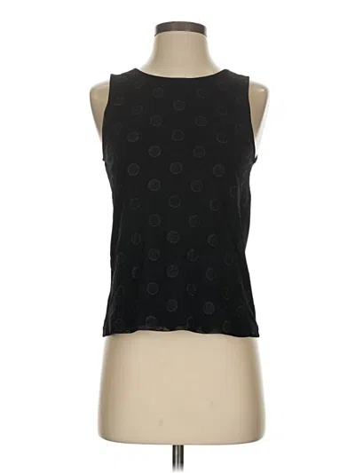 Pre-owned J.crew Mercantile Sleeveless Top Black Keyhole Neckline Tops