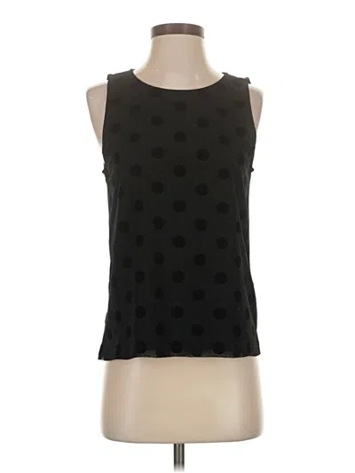 Pre-owned J.crew Mercantile Sleeveless Top Black Keyhole Neckline Tops