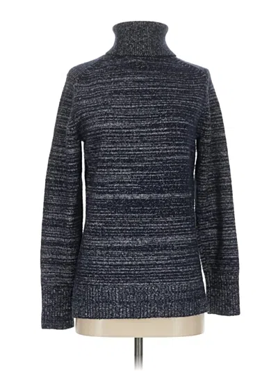 Pre-owned J.crew Mercantile Turtleneck Sweater In Blue