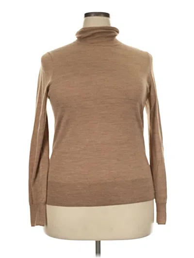 Pre-owned J.crew Mercantile Turtleneck Sweater In Brown