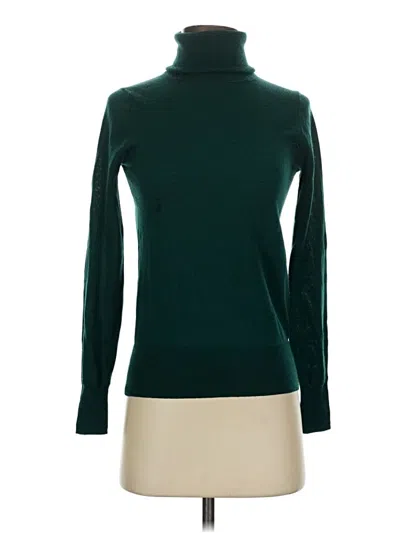 Pre-owned J.crew Mercantile Turtleneck Sweater In Green