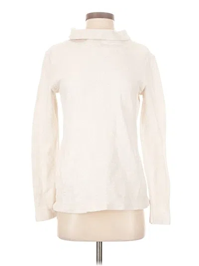 Pre-owned J.crew Mercantile Turtleneck Sweater In White