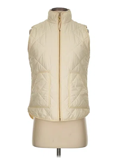 Pre-owned J.crew Mercantile Vest In Gold