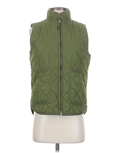 Pre-owned J.crew Mercantile Vest In Green