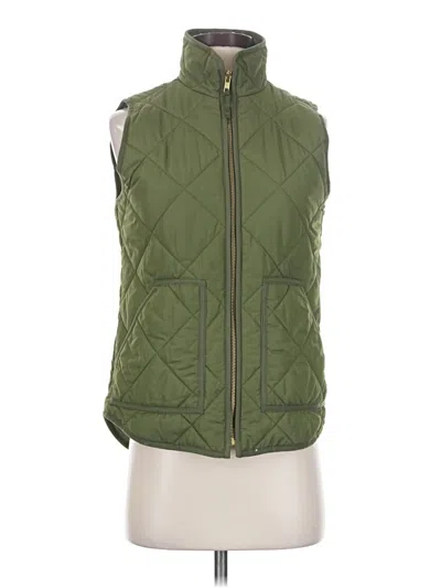 Pre-owned J.crew Mercantile Vest In Green