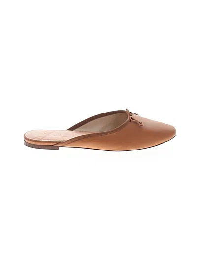 Pre-owned Jcrew Mule/clog In Brown